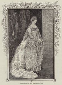 Prinsesse Victoria af Hessen i sin brudekjole af Henry Stephen Ludlow