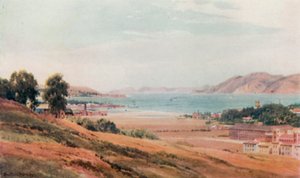 Den gyldne port (farve litho)
