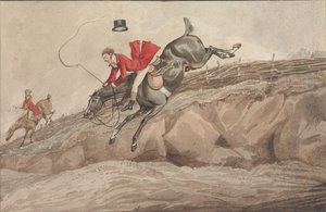 «At gøre sagen: og sagen gjort:» at udføre springet nedad af Henry Thomas Alken