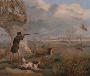 Andeskydning, ca. 1825.