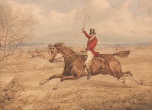 Står over for en bæk af Henry Thomas Alken