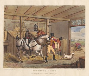Heste [serie på seks]: 2. Stanhope-hest af Henry Thomas Alken