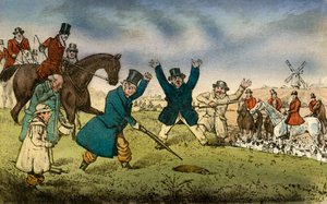 Gamle Tom, veteranharen og hans oplevelser, 1838 af Henry Thomas Alken