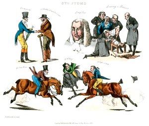 Symptomer på at være underholdt, 1822. af Henry Thomas Alken