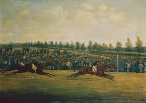 Doncaster St Leger af Henry Thomas Alken