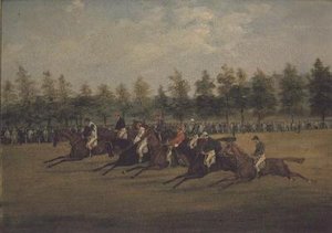 Starten på St.Leger af Henry Thomas Alken