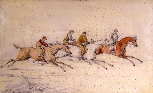 De første to sekunder,(blyant, akvarel) ( par af 85460) af Henry Thomas Alken