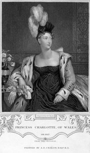 Prinsesse Charlotte Augusta af Wales, 1800-tallet.