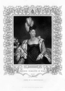 Prinsesse Charlotte Augusta af Wales, 1800-tallet.
