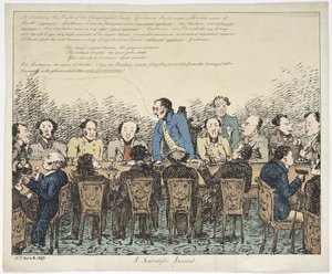 A Scientific Annual, 1837 (farvet radering) af Henry Thomas after De La Beche