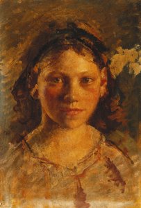 Hovedet af en pige af Henry Tonks