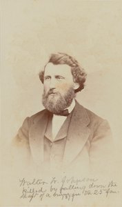 Carte-de-visit portræt af Walter W. Johnson, 1868. af Henry Ulke