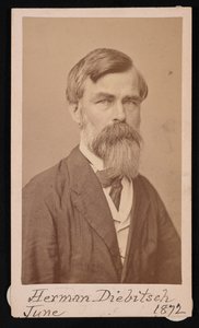 Portræt af Herman Henry Diebitsch 1818-1883, 1871. af Henry Ulke