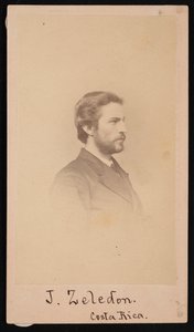 Portræt af Jose Castulo Zeledon 1846-1923, 1868. af Henry Ulke