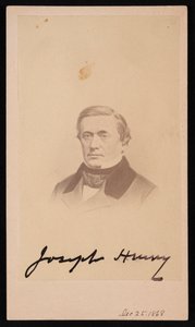 Portræt af Joseph Henry 1797-1878, 1868. af Henry Ulke