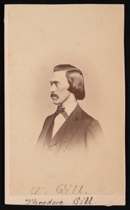 Portræt af Theodore Nicholas Gill 1837-1914, mellem 1865 og 1870. af Henry Ulke