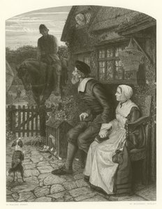 Tilbage fra Marston Moor af Henry Wallis