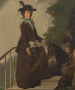Elizabeth Bridgman, søster til kunstneren af Henry Walton
