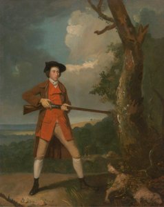 Portræt af en sportsmand, muligvis Robert Rayner af Henry Walton