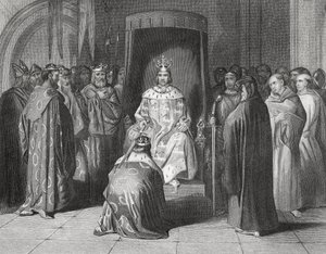 Kong Richard II slog kongerne af Connaught, Ulster, Thomond og Leinster til ridder i 1394, 