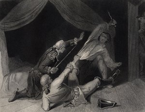 The Capture of Lord Edward Fitzgerald for High Treason, graveret af J.Rogers