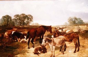 En forsamling på Hampstead Heath