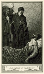 The White Devil af John Webster: The Death of Brachiano (litho)