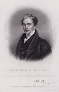 John Poole, engelsk dramatiker, forfatter til Paul Pry (gravering) af Henry William (after) Pickersgill
