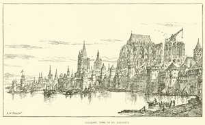 Köln, St Ignatius tid (gravering) af Henry William Brewer