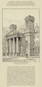 Hannover Kapel, Regent Street af Henry William Brewer