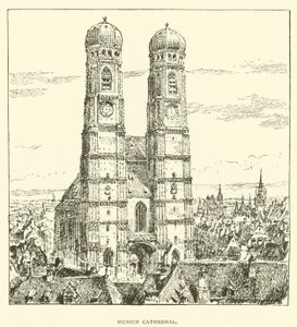 Domkirken i München (gravering) af Henry William Brewer