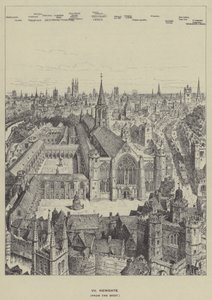 Newgate, fra Vesten af Henry William Brewer