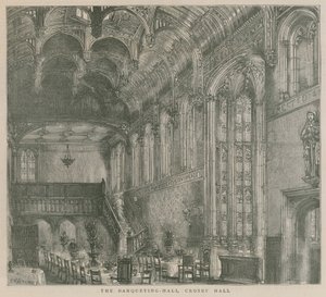 Bankethallen, Crosby Hall, London af Henry William Brewer