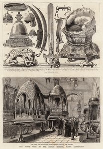 Det kongelige besøg på Indian Museum, South Kensington af Henry William Brewer