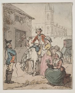 Scene uden for en kro. af Henry William Bunbury