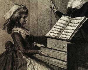 Musiikkitunti af Henry William Bunbury