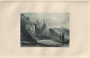 Det maleriske og romantiske Rheinland: Rheingrafenstein, 1928.