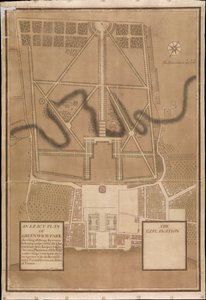 En nøjagtig plan over Greenwich Park, ca. 1700 (lærred) af Henry Wise
