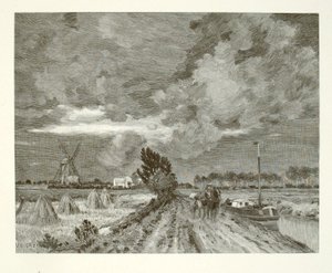 Stormen nærmer sig (Canal St. Omer) af Henry Wolf