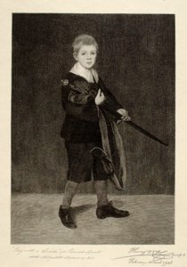 Dreng med sværd af Henry Wolf