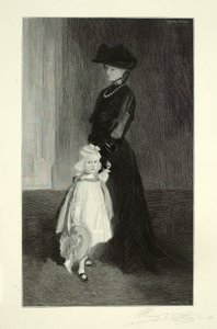 Christina (mor og datter) af Henry Wolf
