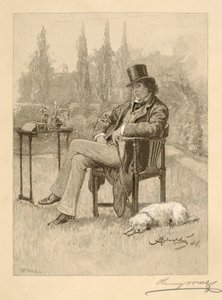 Henry Irving derhjemme af Henry Wolf