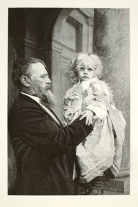 Lenbach og hans barn af Henry Wolf