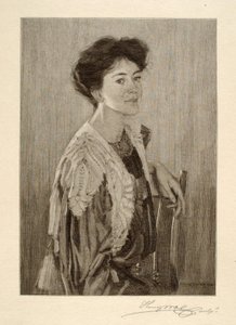 Mrs. Edmund F. Harding af Henry Wolf