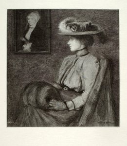 Fru Marie Sterner af Henry Wolf