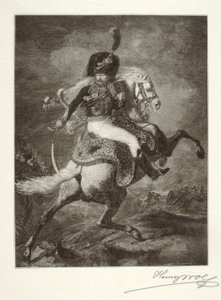 Officer ved de ridende jægere af Henry Wolf