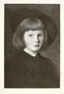 Portræt af kunstnerens søn Jerome af Henry Wolf