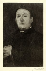 Richard Canfield, en portrætskitse af Henry Wolf