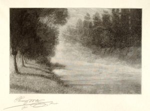 Spredning af tågerne (Morning Mists) af Henry Wolf