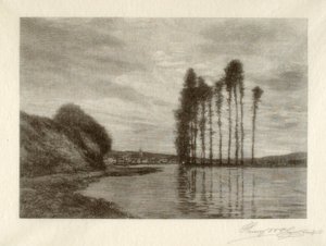 Udsigt over Seinen (Vindenes harpe) af Henry Wolf